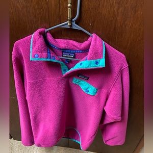 Patagonia button up sweatshirt